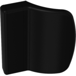 Uchwyt balkonowy zewnętrzny czarny