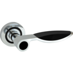 Klamka WIKI okr sz chrom/czarna