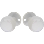 Gałka ddrzwiowa obrotowa WISB aluminiowa biała