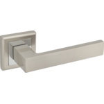 Klamka AMB CUBUS kwadr szyld nikiel/chrom