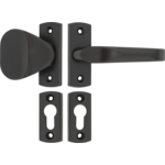 Uchwyt-klamka ECO DIANA WKL czarna + szyld