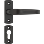 Klamka wąski sz ECO DIANA WKL czarna + szyld