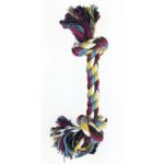 Zabawka dla psa sznur kolor 2 węzły 18 cm