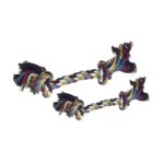 Zabawka dla psa sznur kolor 2 węzły 25 cm