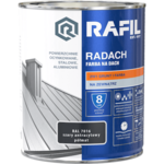 Farba na dach Radach szary antracyt 0,75 l