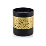 Świecznik RITA BLACK 8,5 x 10 cm