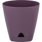 Doniczka plastikowa z podstawką Amsterdam 110 mm/0,65 l mrożona śliwka