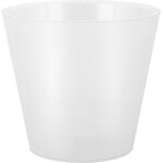Doniczka plastikowa LONDON Orchidea z osłonką 160 mm/1,6 l biały perłowy