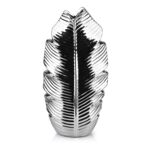 Wazon 19 x 10 x 36,5 cm LEAF SILVER