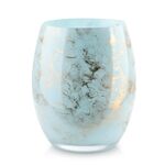 Wazon Cristie 20 x 16 cm turkus marmur