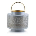 Latarnia 20 x 18 cm light grey LALI