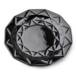 Talerz obiadowy ADEL BLACK 24 cm