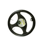 Pokrowiec na kierownicę BLACK 37/38 cm STYLISH