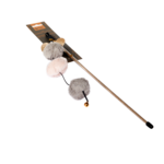 Wędka dla kota "Glamour" pompony 45 x 28 cm