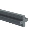 Łącznik krzyżak WPC grafit 240 x 2 x 2 cm Winfloor