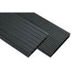 Deska tarasowa WPC ryflowana antracyt 220 x 14 x 2 cm Winfloor
