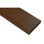 Deska tarasowa WPC ryflowana dąb brąz 220 x 14 x 2 cm Winfloor