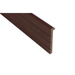 Listwa WPC L ciemny brąz 2400 x 70 x 12