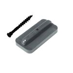 Klips mocujący + wkręt grafit