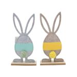 Zając filcowy 14 x 4 x 28 cm