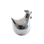 Kura ceramiczna 8 x 6 x 9 cm srebrny
