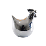 Kura ceramiczna 11,5 x 9,5 x 13 cm srebrny