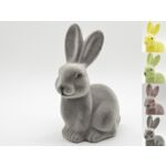 Zając flokowany 14 x 7 cm