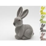 Zając flokowany 15,2 x 12 cm