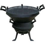 Grill żeliwny beczułka