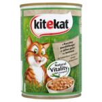 Karma dla kotów z kaczką w galaretce pełnoporcjowa 400 g Kitekat