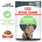 Karma mokra w sosie dla kotów dorosłych wrażliwy przewód pokarmowy 85 g Digest Sensitive ROYAL CANIN