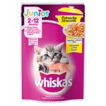 Karma dla kotów Junior pełnoporcjowa potrawka w galaretce z kurczakiem 85 g Whiskas