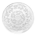 Talerz szklany 24,6 cm FLORA