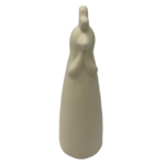 Figurka kura 7,7 x 7,7 x 23,5 cm żółty mat