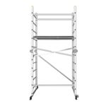 Rusztowanie aluminiowe drabinowe IKAR jezdne DRABEST