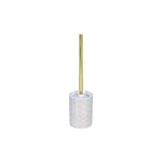 Szczotka WC MADISON biało-złota