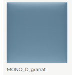 Panel tapicerowany Mollis Print Mono D granat