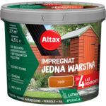 Impregnat do drewna ogrodowego JEDNA WARSTWA 4,5 l Cedr Altax