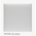 Panel tapicerowany Mollis Print Mono B szary