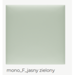 Panel tapicerowany Mollis Print Mono F zielony