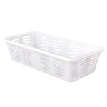 Koszyk zebra 19,7 x 10 x 5 cm biały