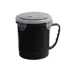 Kubek z pokrywką 0,71 l FRESH antracyt