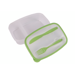 Lunchbox ze sztućcami zielony Fresh