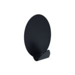 Haczyk samoprzylepny TRENDY OWAL 2 szt. czarny