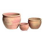 Donica Florentina Ø21 x 16 cm ceglasta beżowy