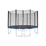 Trampolina 12" o średnicy 366 cm z siatką zewnętrzną i drabinką
