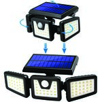 Solarna lampa bezpieczeństwa z czujnikiem ruchu