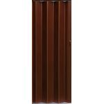Drzwi harmonijkowe PIONEER 218 84 x 202 cm mahoń