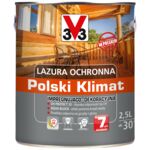 Lazura ochronna Polski Klimat impregnująco-dekoracyjna 2,5 l mahoń