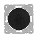 Włącznik krzyżowy czarny OVAL